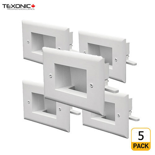 Recessed Cable Wall Plate Bulk 5 pcs Canada