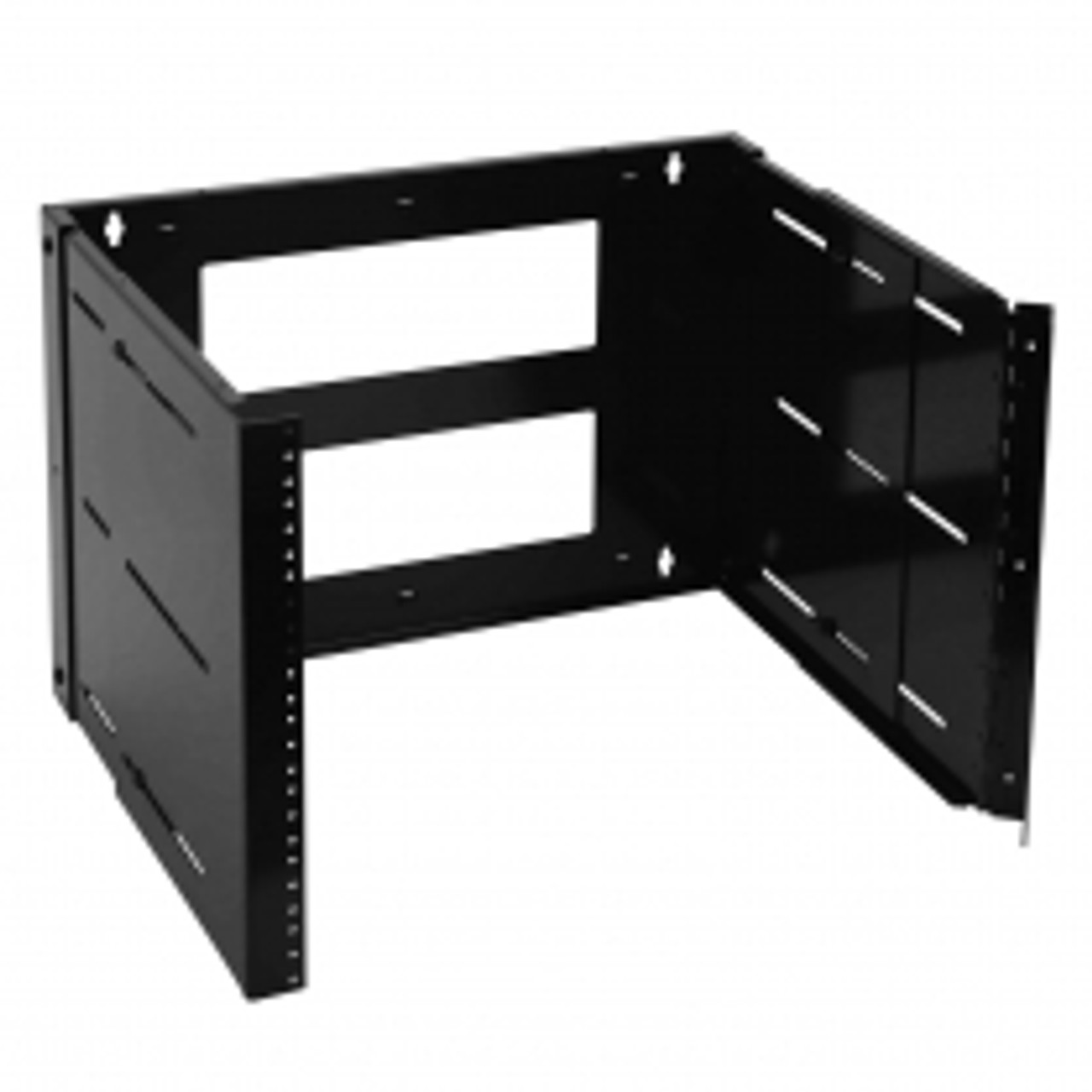 8U Wall Mount AV Network Rack with Adjustable Depth - 12