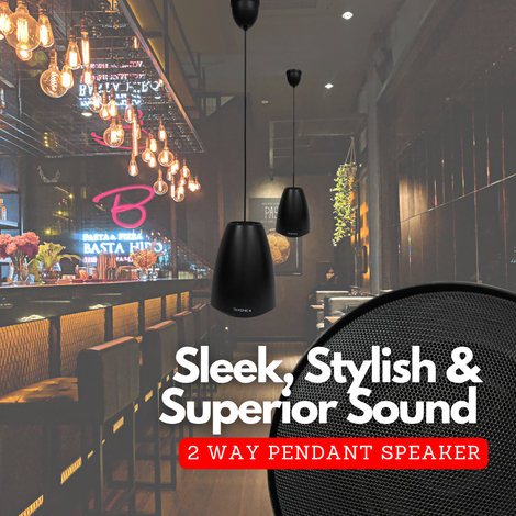 Why Pendant Speakers Are Perfect for High Ceilings | Featuring TEXONIC PX50