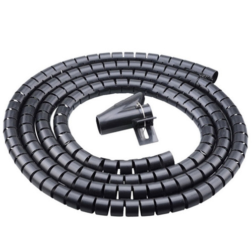 TEXONIC A-7028 black 30mm spiral cable wrap with loading tool