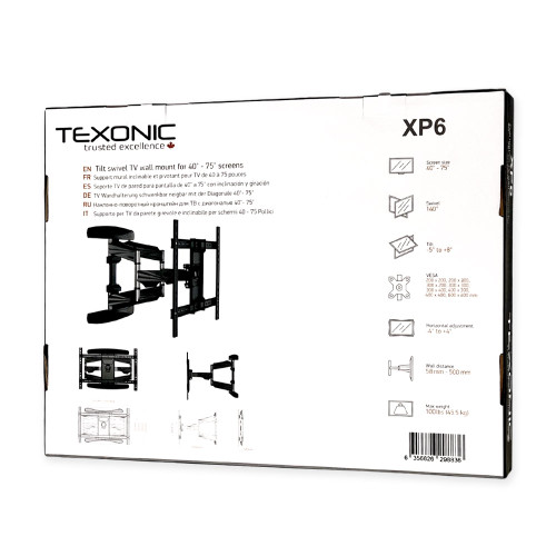 Full-Motion TV Wall Mount 40–75