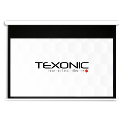 100" TEXONIC  White Motorized Projector Screen + Remote (P-WX100)