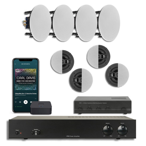 Multi Room Speaker System | 4 Zone | Bluetooth stream | Canada