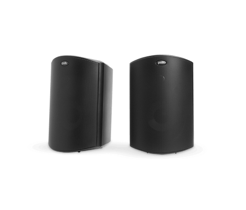 Outdoor Patio Speakers Black | Polkaudio ATRIUM 4