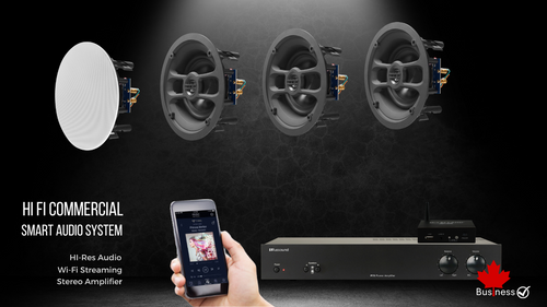 Premium Commercial Streaming 4-Speaker System