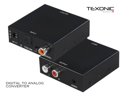 Quality DAC Toslink to 3.5mm & RCA - Reliable Audio Solution