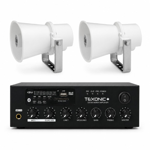 Horn speaker package