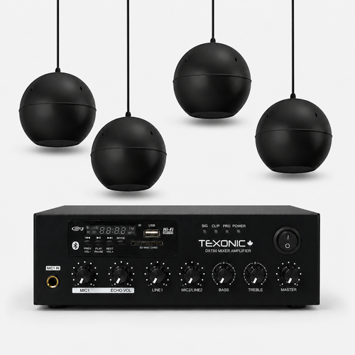 4 pendant speaker package