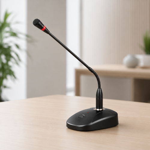 TEXONIC TM-C40P tabletop paging microphone with built-in chime
