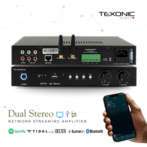 QX200 2-Zone Network Streaming Amplifier