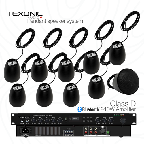 10 Pendant Speaker Sound System Canada | TEXONIC