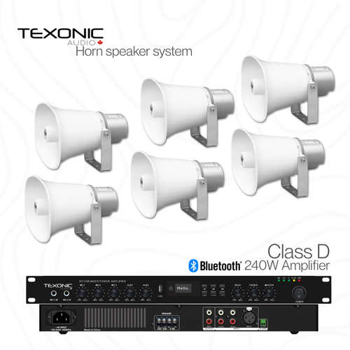 Outdoor Paging Horn Speaker System Canada | TEXONIC