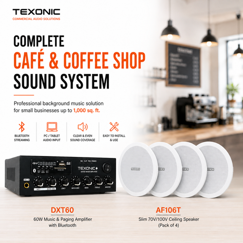 Café & Coffee Shop Sound System