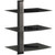 TEXONIC DVX30 triple black tempered glass AV wall shelf