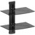 TEXONIC DVX702 2-tier tempered glass AV wall shelf