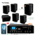 70V Commercial Audio System | six speakers & Mixer Amplifier