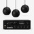 3 x Black pendant speaker package TXPP03-0