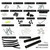 MX14 Full‑Motion TV Wall Mount hardware kit