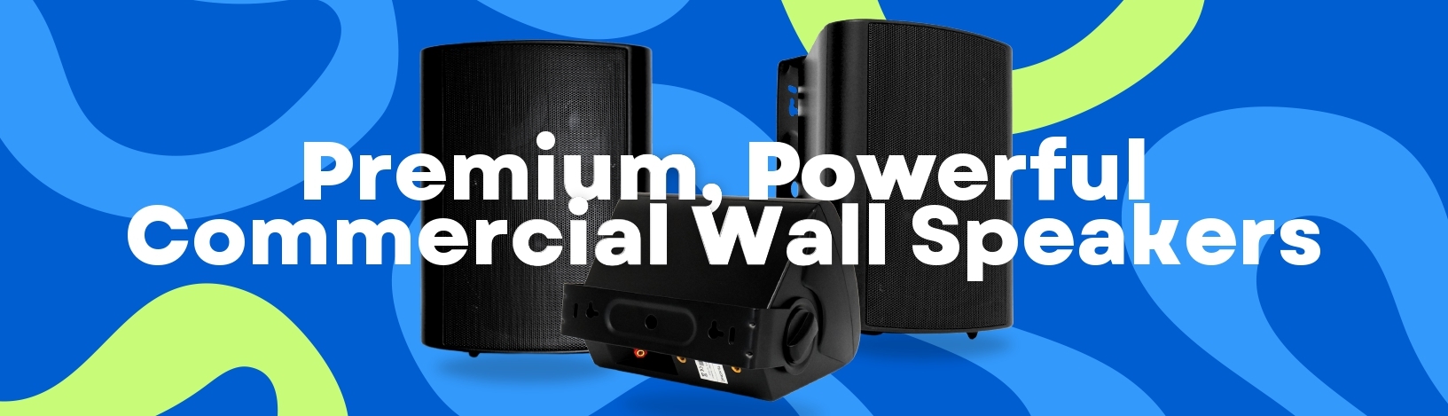 AVTECK TEXONIC 70V Commercial Wall Speaker banners