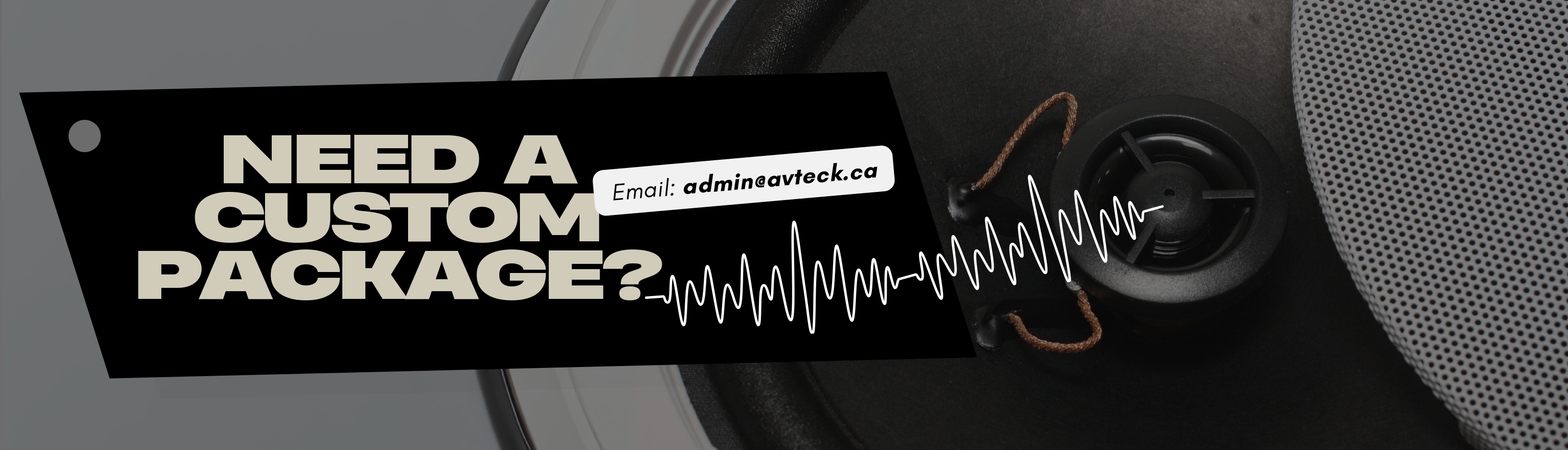 banner for custom audio packages