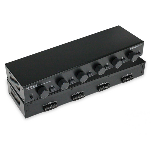 6 Pair Speaker Selector with Dual Source & Volume Control