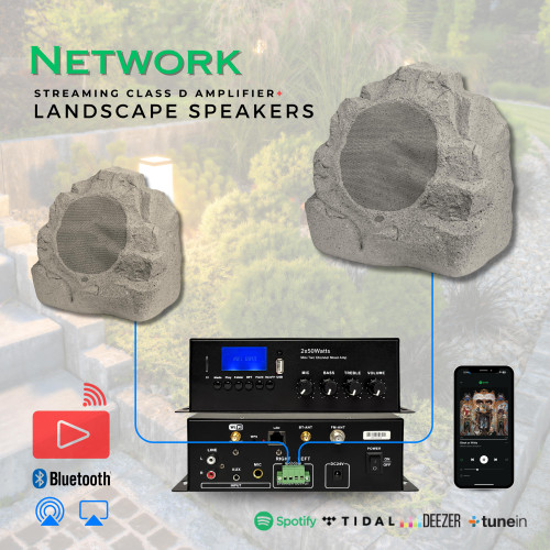 Premium Outdoor Rock Speaker System Under $525