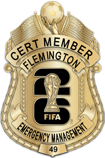 Flemington Emergency Management CERT Member - The Iconic - 4 Panel Gold