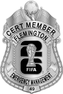 Flemington Emergency Management CERT Member - The Iconic - 4 Panel Silver
