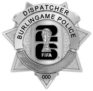 Burlingame Police Dept. - The Winger - American - Silver