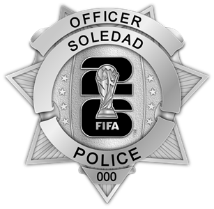 Soledad Police Dept. - The Winger - Silver