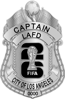 Los Angeles City Fire Dept. -  The Iconic - 4 Panel Silver