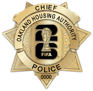 Oakland Housing Authority Police Dept. -  The Winger - Gold