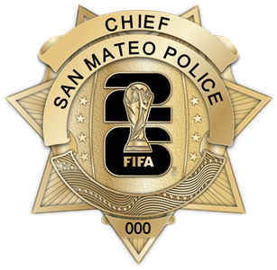 San Mateo Police Dept. -  The Winger - American - Gold