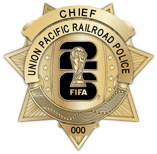 Union Pacific Railroad Police Dept. - The Winger - American - Gold