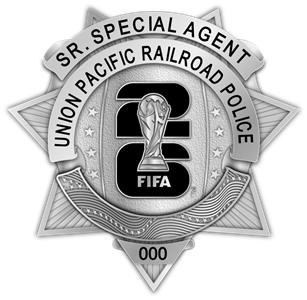 Union Pacific Railroad Police Dept. - The Winger - American - Silver