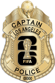 Los Angeles Police Dept. - The Iconic - 4 Panel Gold