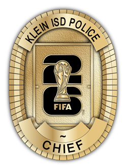 Klein ISD Police Dept. -  The Pitch - 3 Panel - Gold