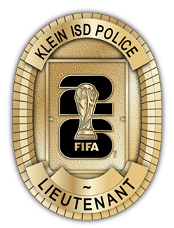Klein ISD Police Dept. -  The Pitch - 3 Panel - Gold