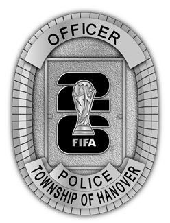 Hanover Township Police Dept. -  The Pitch - 3 Panel - Silver