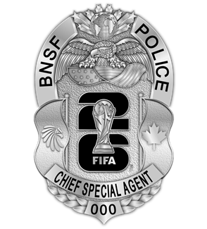 BNSF Railway Police Dept. - The Host Nations - Silver