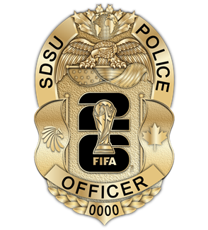 San Diego State University Police Dept. - The Host Nations - Gold
