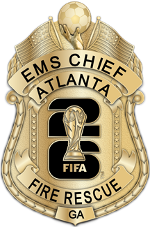 Atlanta Fire Rescue - The Iconic - 4 Panel Gold