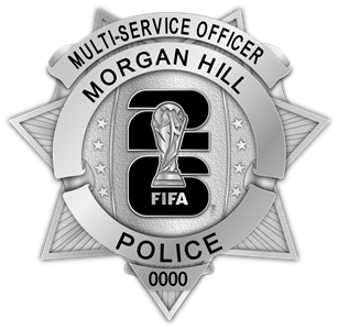 Morgan Hill Police Department - The Winger - Silver