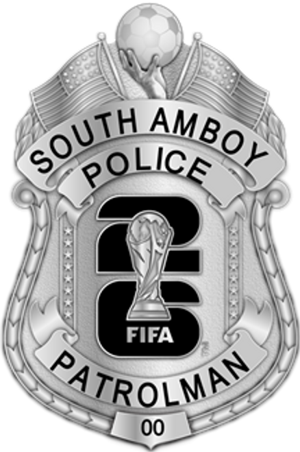 South Amboy Police Department - The Iconic - 4 Panel Silver
