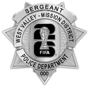 West Valley Mission District Police Department - The Winger - Silver