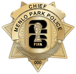 Menlo Park Police Department - The Winger - American - Gold