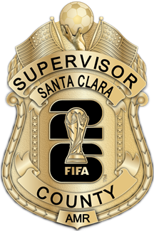 Santa Clara County - The Iconic - 4 Panel Gold