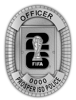 Prosper ISD Police Department - The Pitch - 3 Panel - Silver