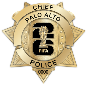 Palo Alto Police Department - The Winger - Gold