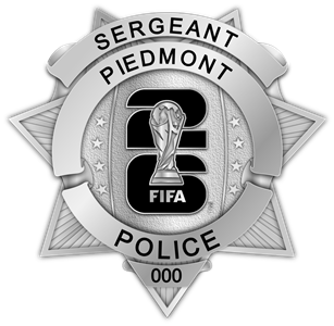 Piedmont Police Department - The Winger - Silver